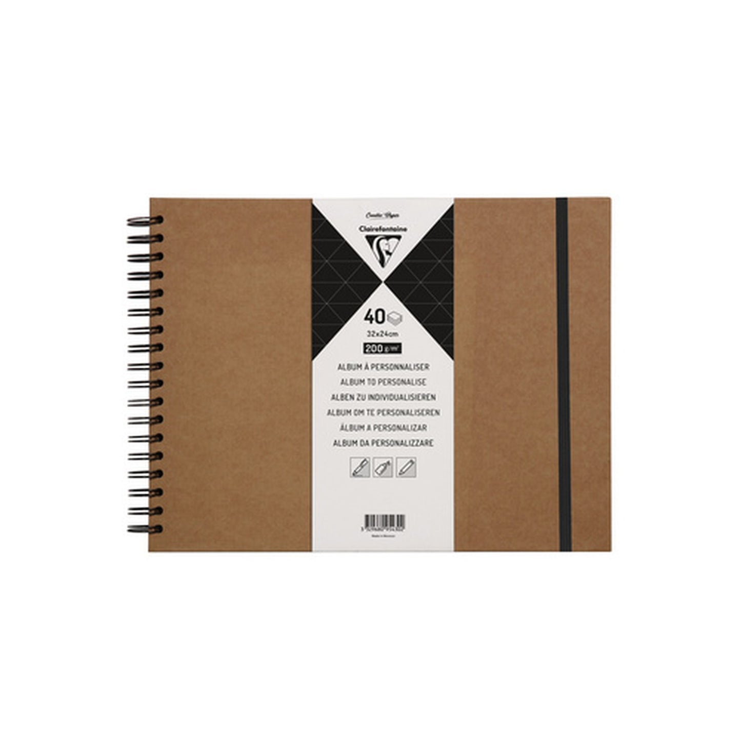 Pollen by Clairefontaine Carnet kraft 270 x 200 mm