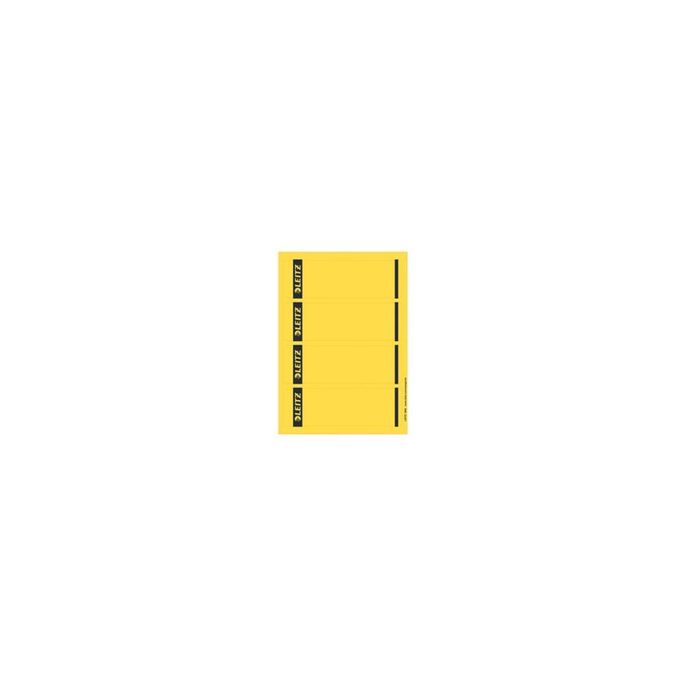LEITZ Etiquette pour dos de classeur, 61 x 192 mm, jaune