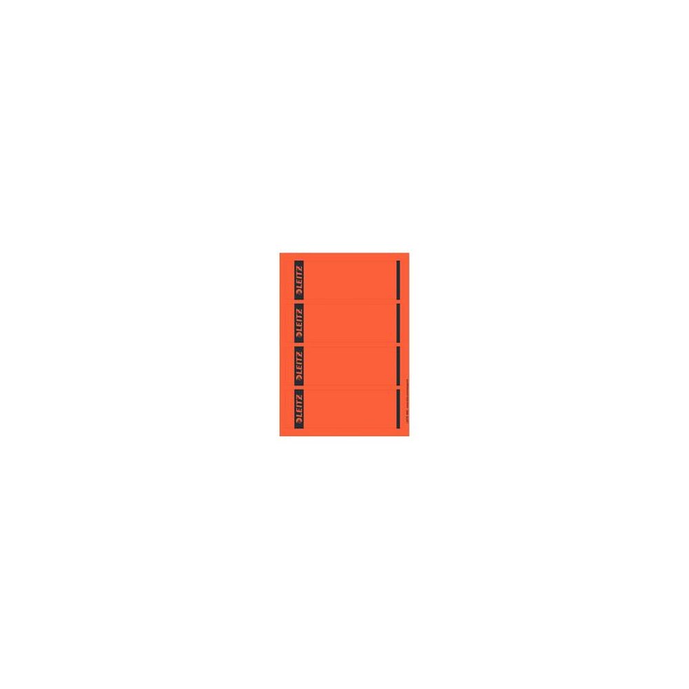 LEITZ Etiquette pour dos de classeur, 61 x 192 mm, rouge