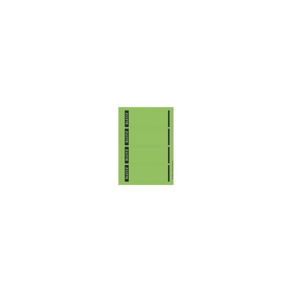 LEITZ Etiquette pour dos de classeur, 61 x 192 mm, vert