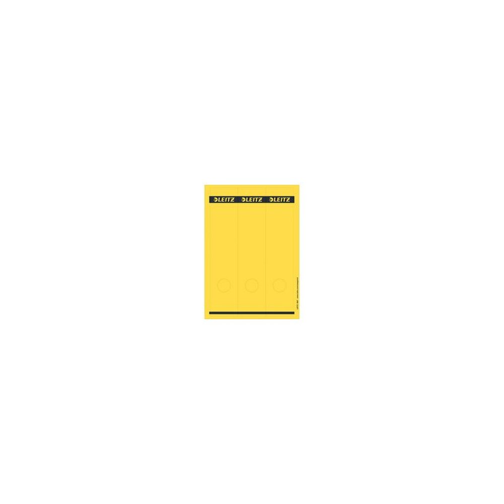 LEITZ Etiquette pour dos de classeur, 61 x 285 mm, jaune