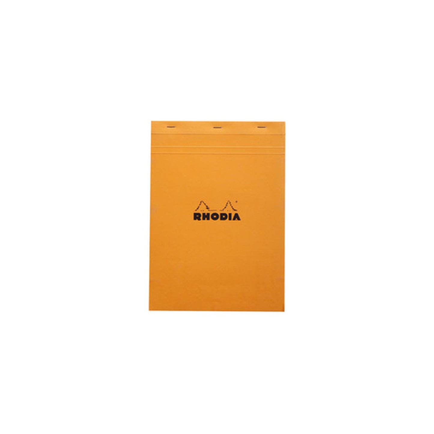 RHODIA Bloc agrafé No. 18, format A4, quadrillé 5x5, orange