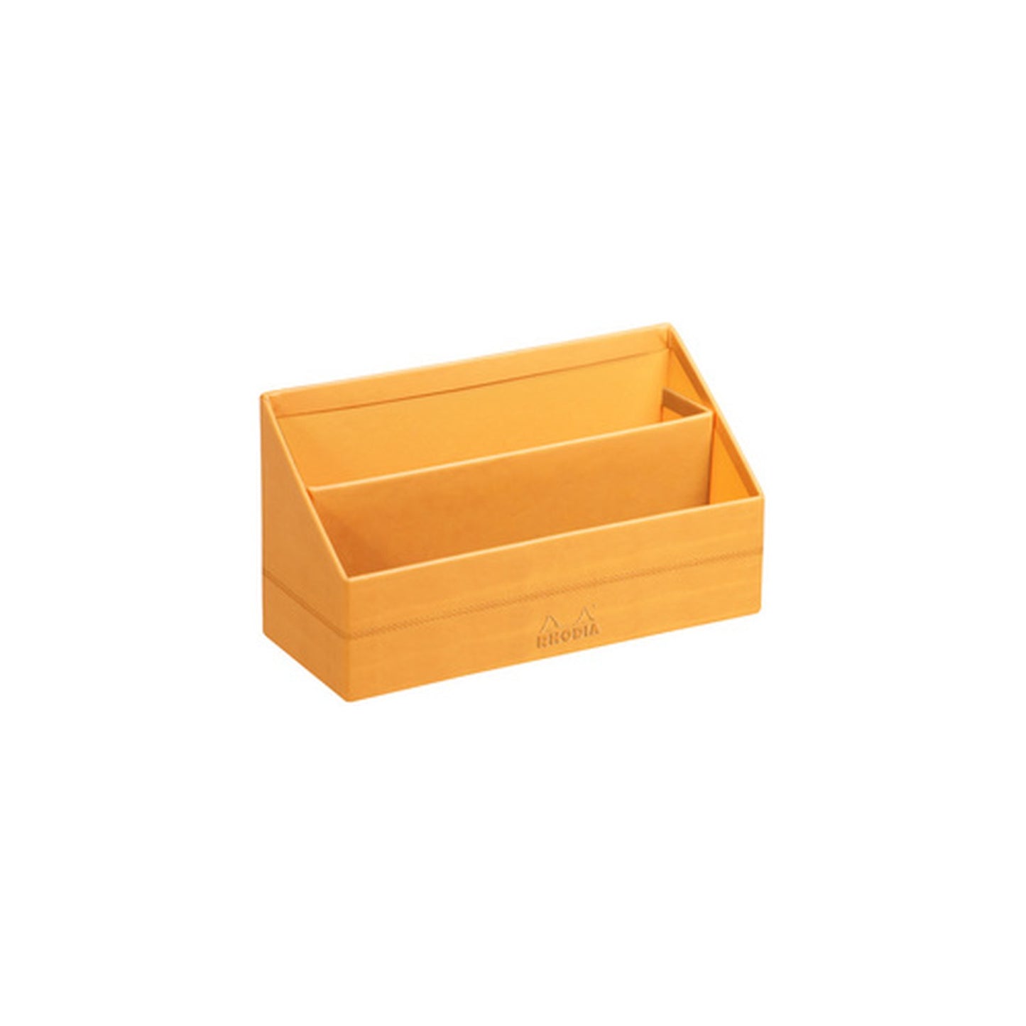 RHODIA Porte-courrier, en simili cuir, orange