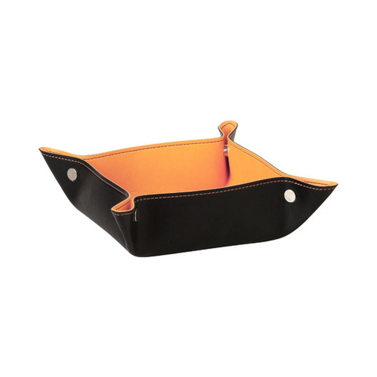 RHODIA Vide-poche réversible, en similicuir, orange