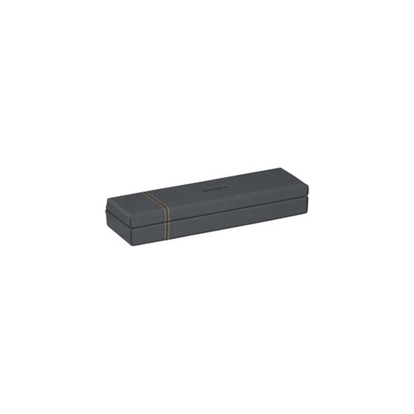RHODIA Plumier, en simili cuir, titane