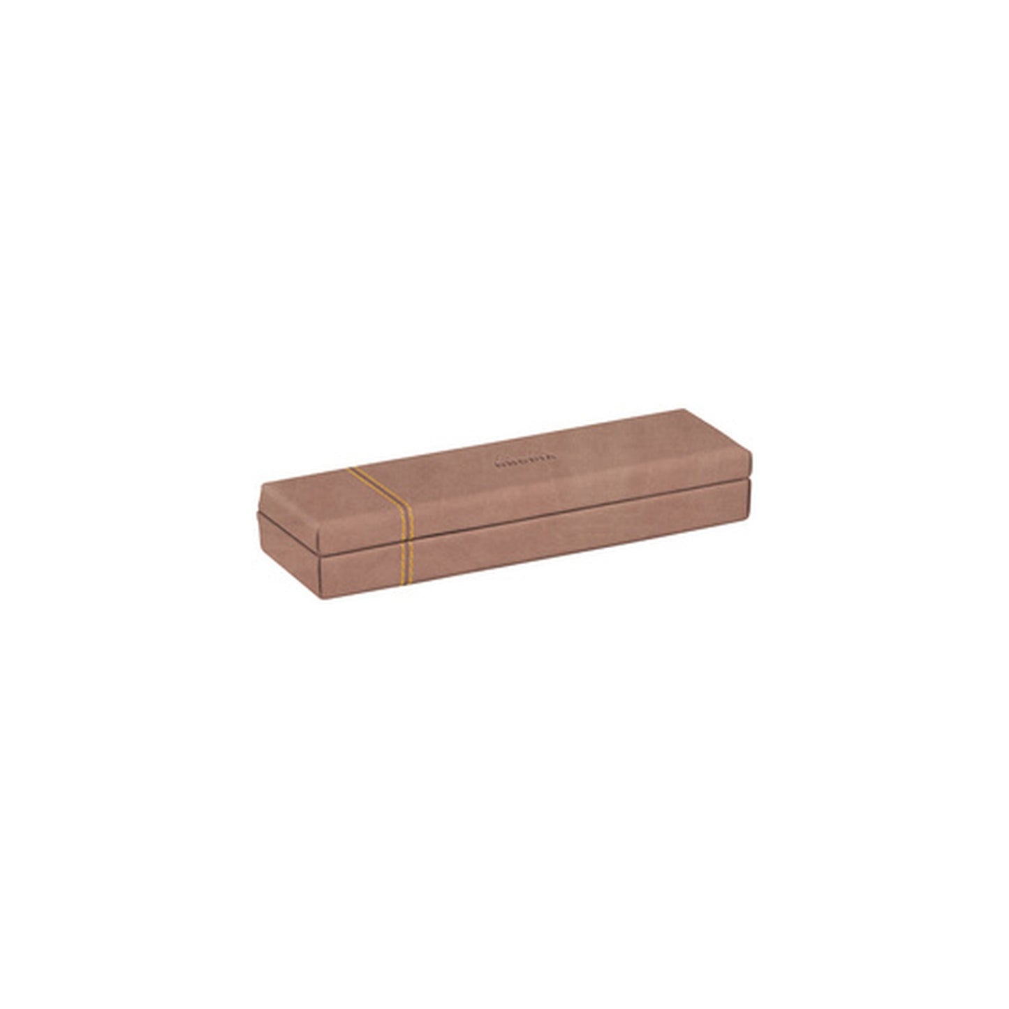 RHODIA Plumier, en simili cuir, bois de rose