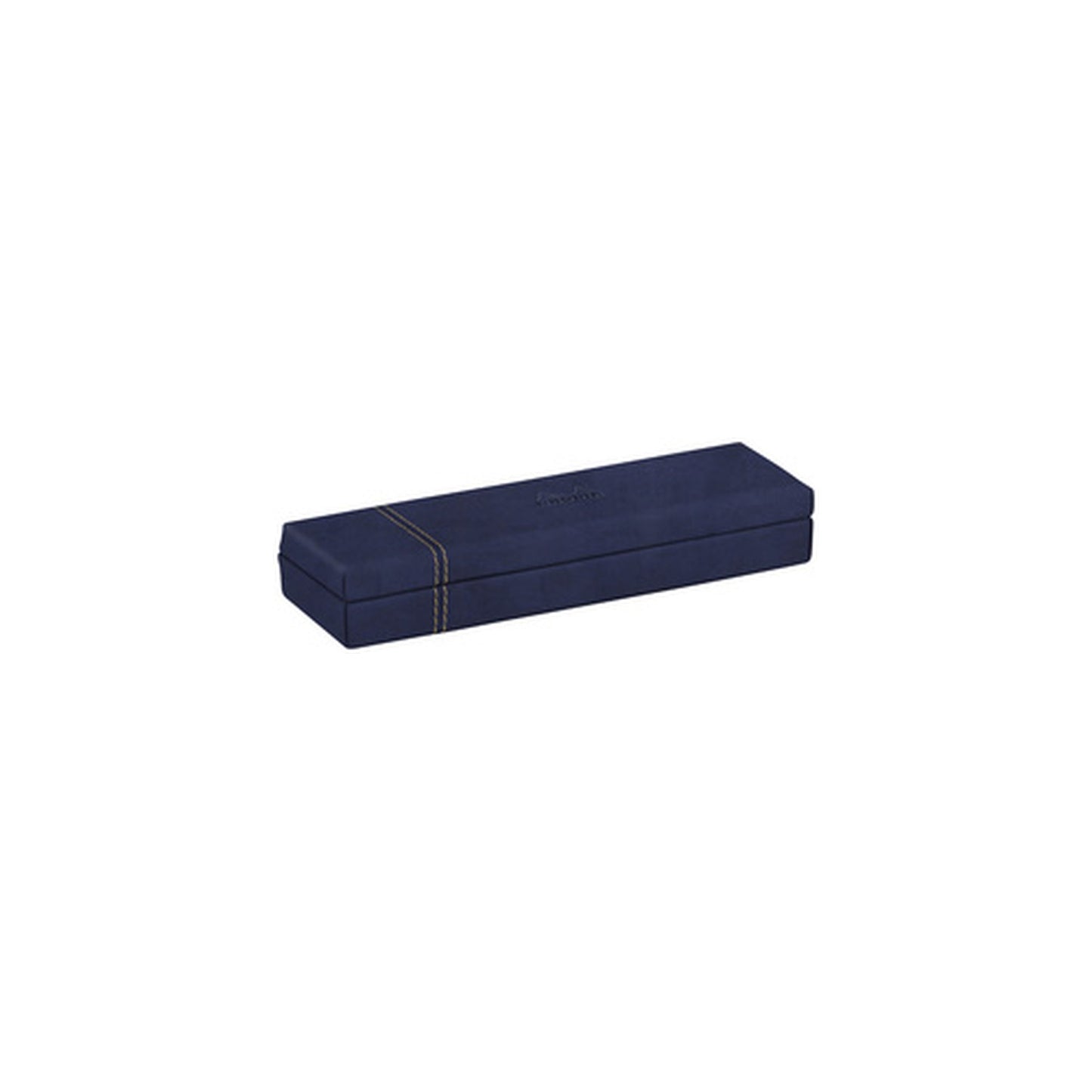 RHODIA Plumier, en simili cuir, bleu nuit