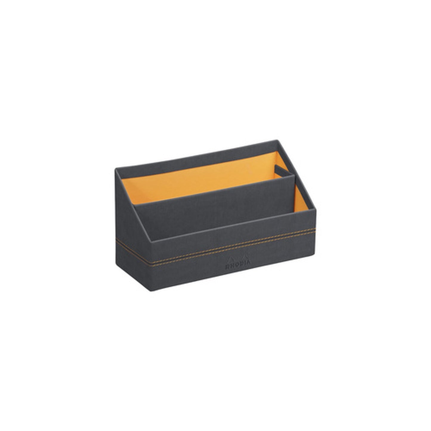 RHODIA Porte-courrier, en simili cuir, titane