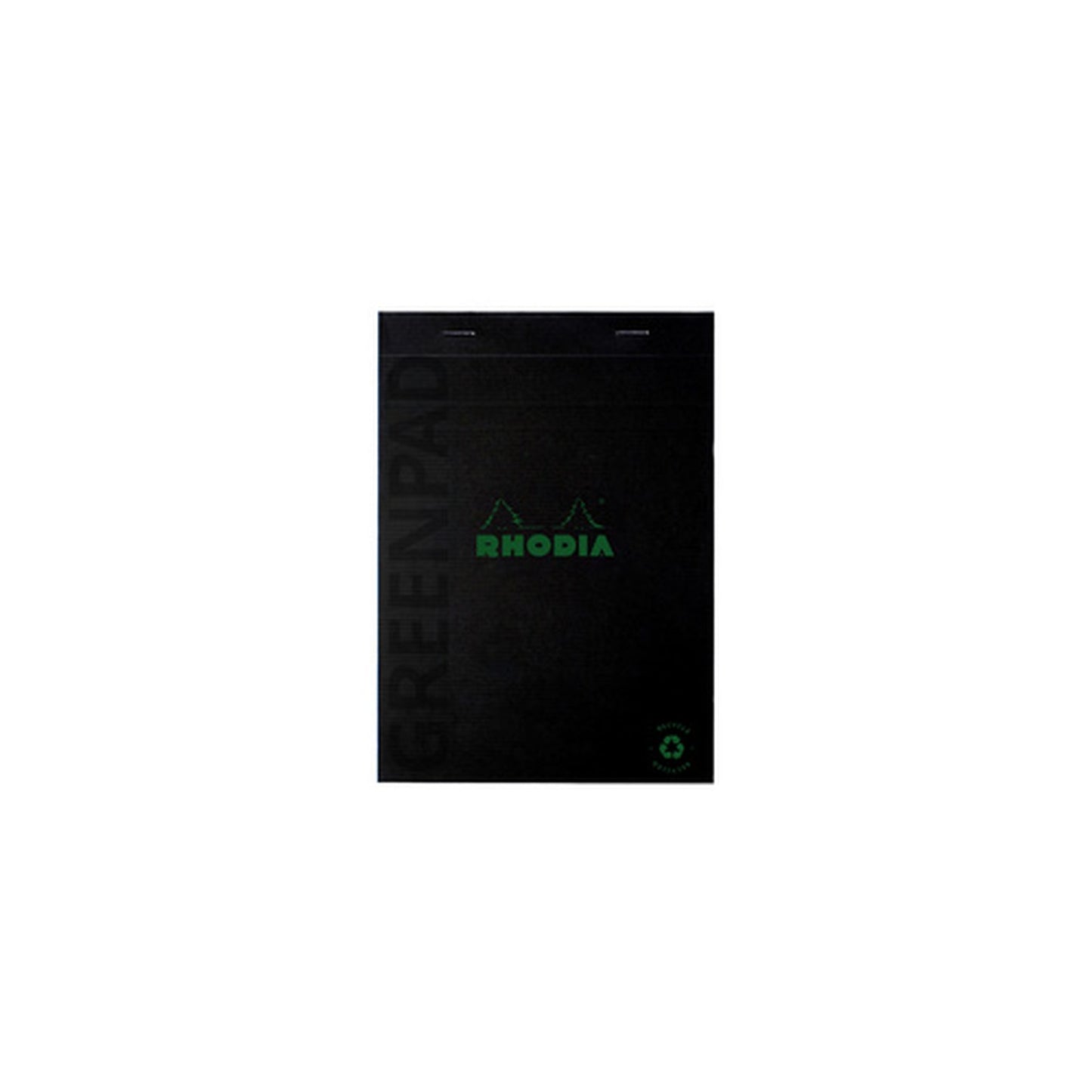 RHODIA Bloc-notes GREENPAD, A5, ligné, noir
