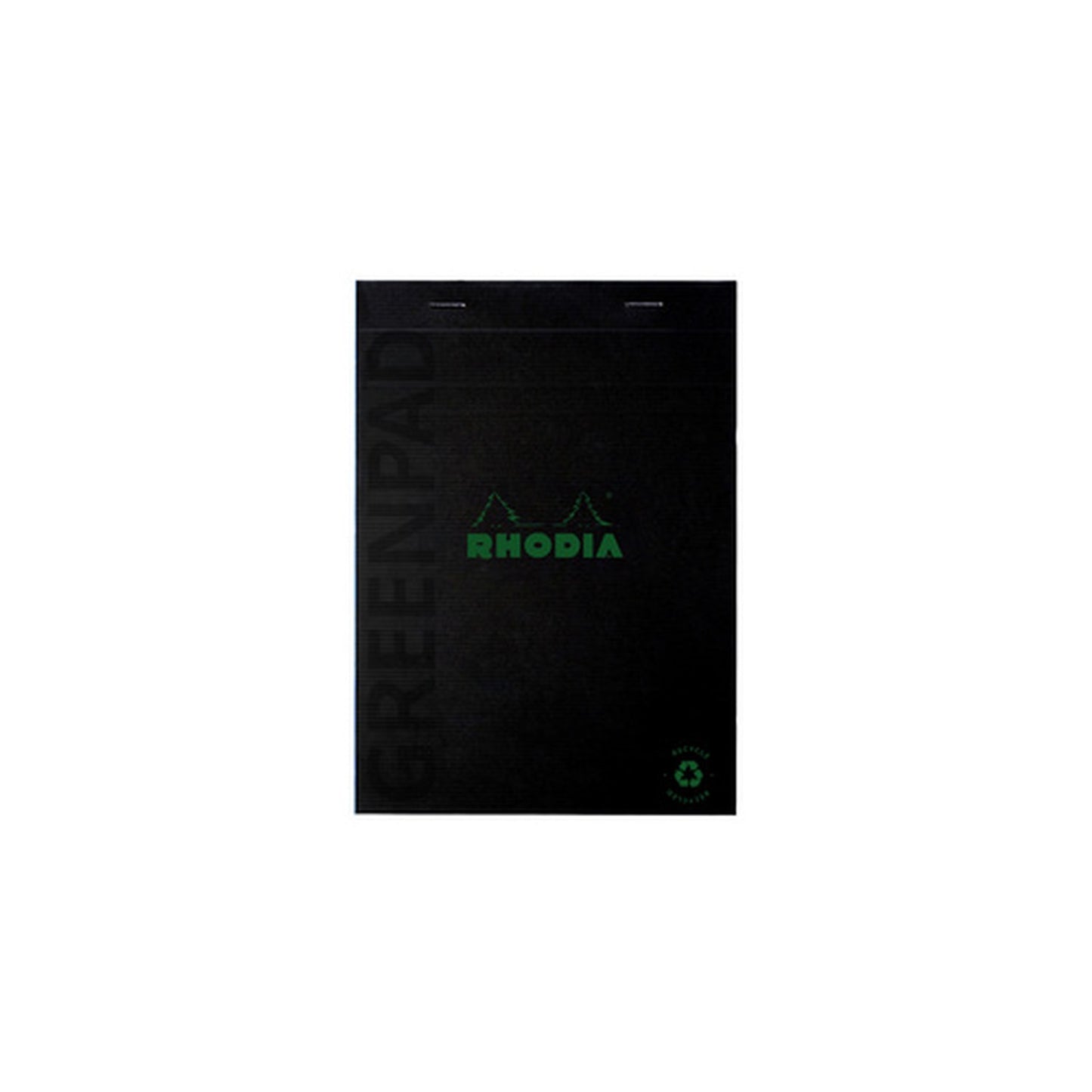 RHODIA Bloc-notes GREENPAD, A4, ligné, noir