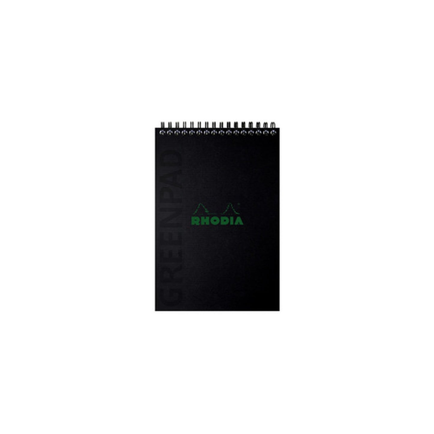 RHODIA Bloc reliure intégrale GREENPAD, A5+, ligné, noir