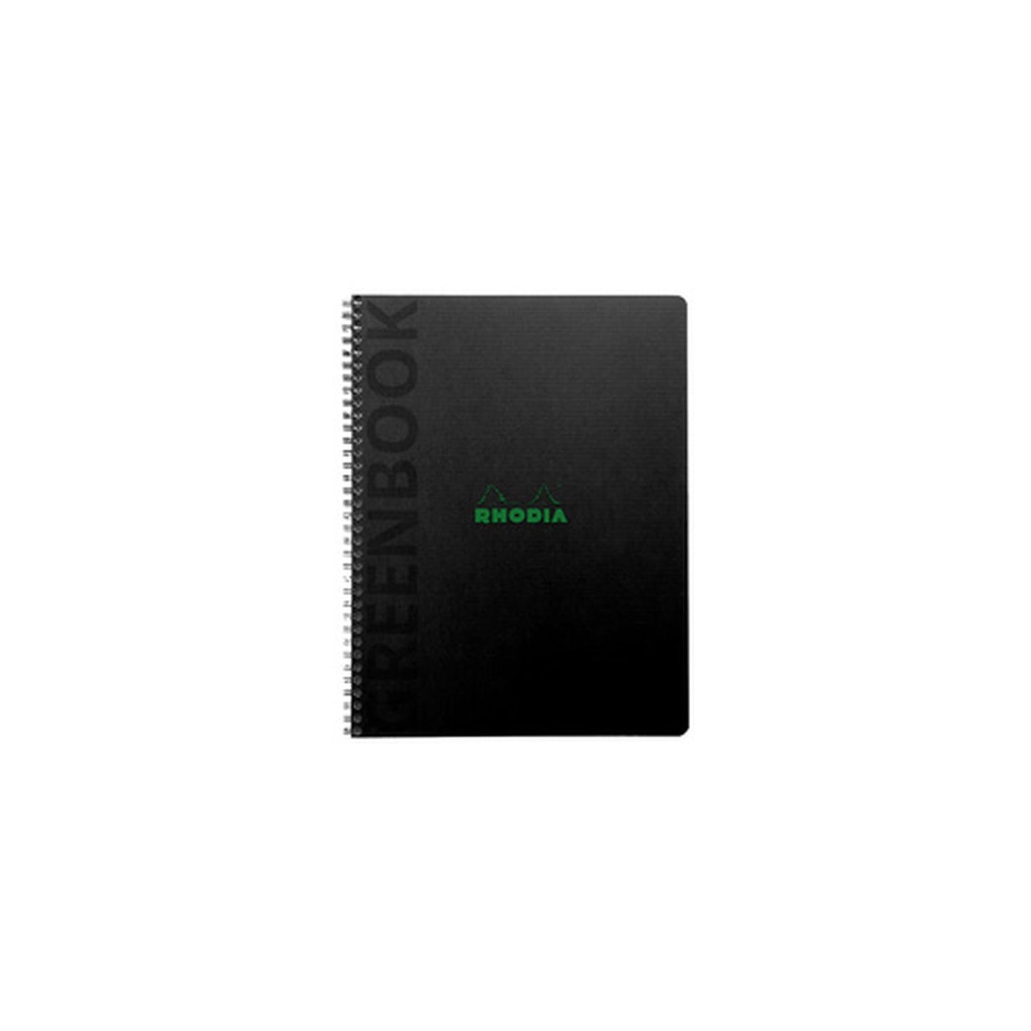 RHODIA Cahier à spirale GREENPAD, A5+, ligné, noir