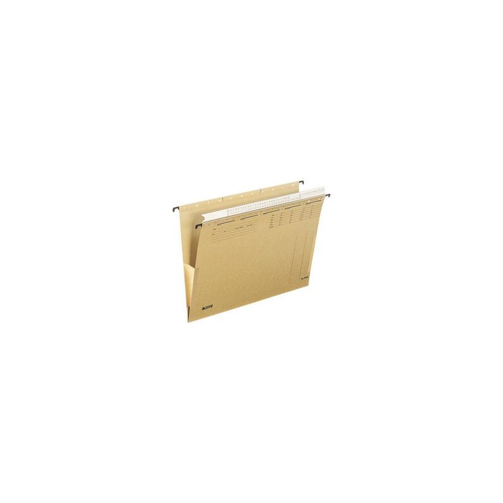 LEITZ ALPHA Hängetasche, A4, mit Organisationsleiste, natron x25