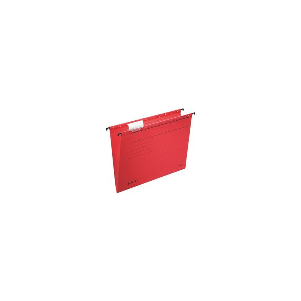 LEITZ ALPHA Hängemappe, A4, seitlich offen, rot x25