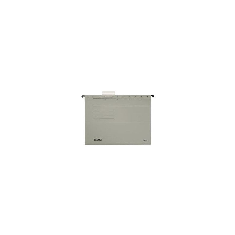 LEITZ ALPHA Hängemappe, A4, seitlich offen, grau x25