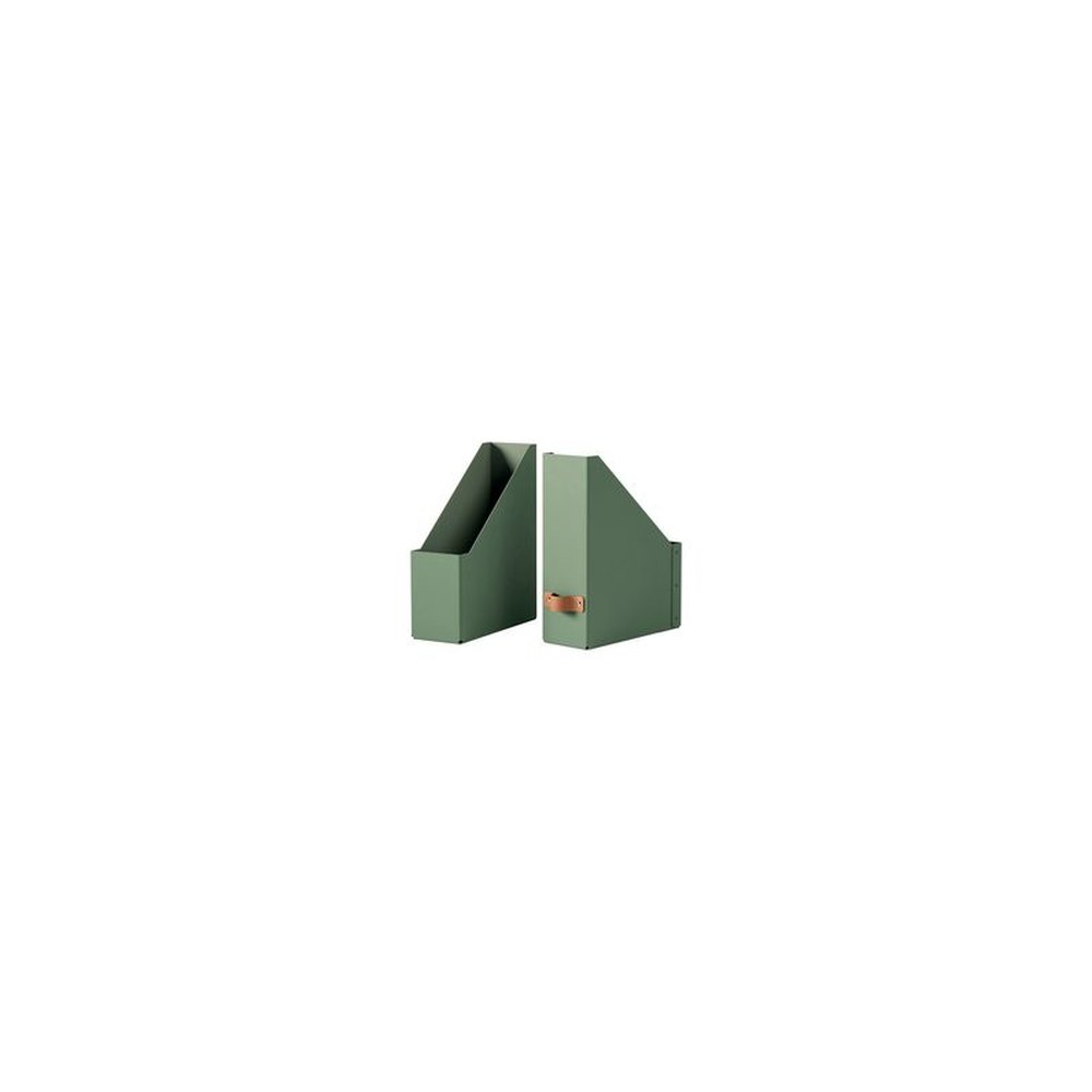 LEITZ Porte-revues Puro, A4, carton, set de 2, vert sauge