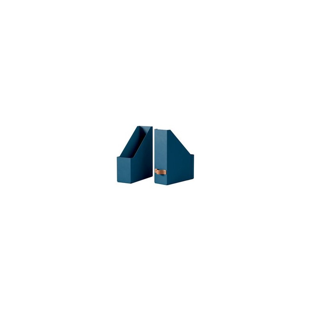 LEITZ Porte-revues Puro, A4, carton, set de 2, bleu nuit