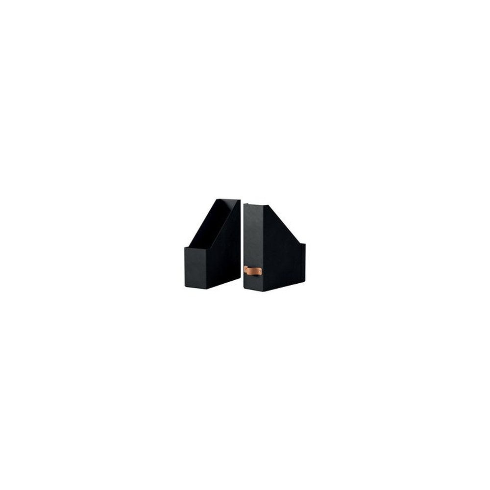 LEITZ Porte-revues Puro, A4, carton, set de 2, noir