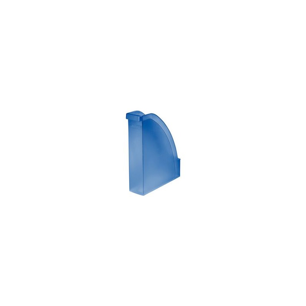 LEITZ Porte-revue Plus, A4, en polystyrène, bleu translucide