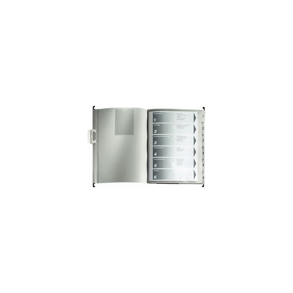 LEITZ Personalakte/Personal-Hängemappe, 6 Fächer, grau x15