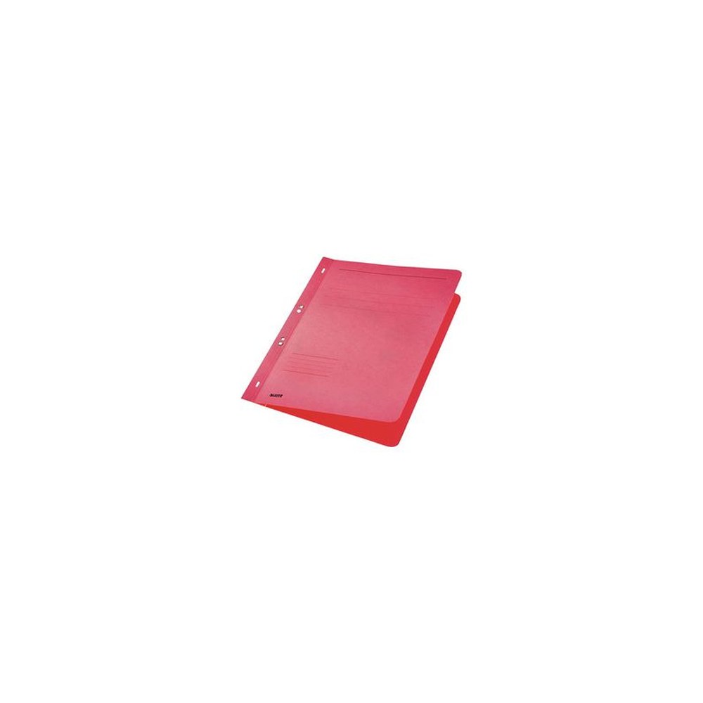 LEITZ chemise à oeillet, carton manila, format A4, rouge x50