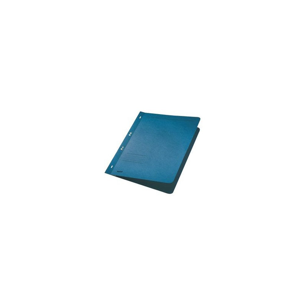 LEITZ Chemise à oeillet, A4, carte lustrée, bleu x50