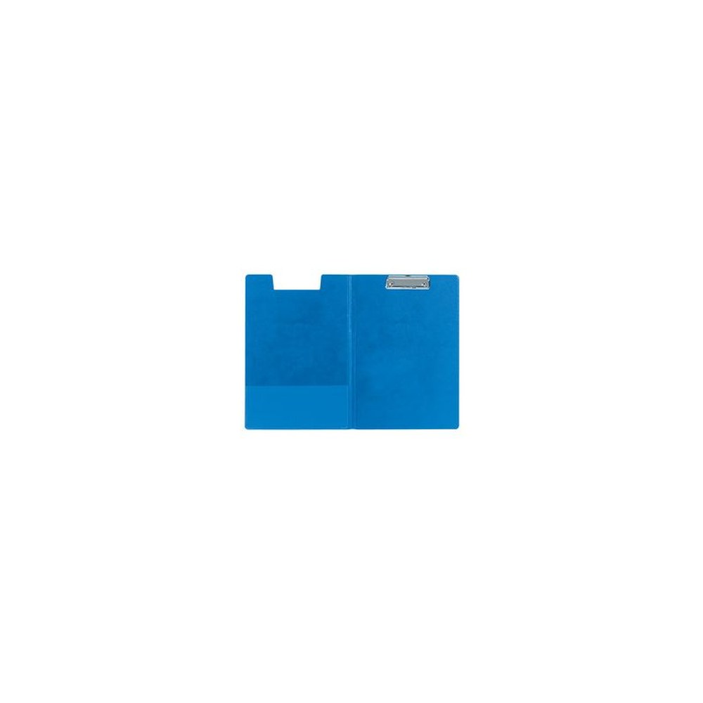 LEITZ Porte-bloc à pince avec rabat, A4, couverture PP, bleu