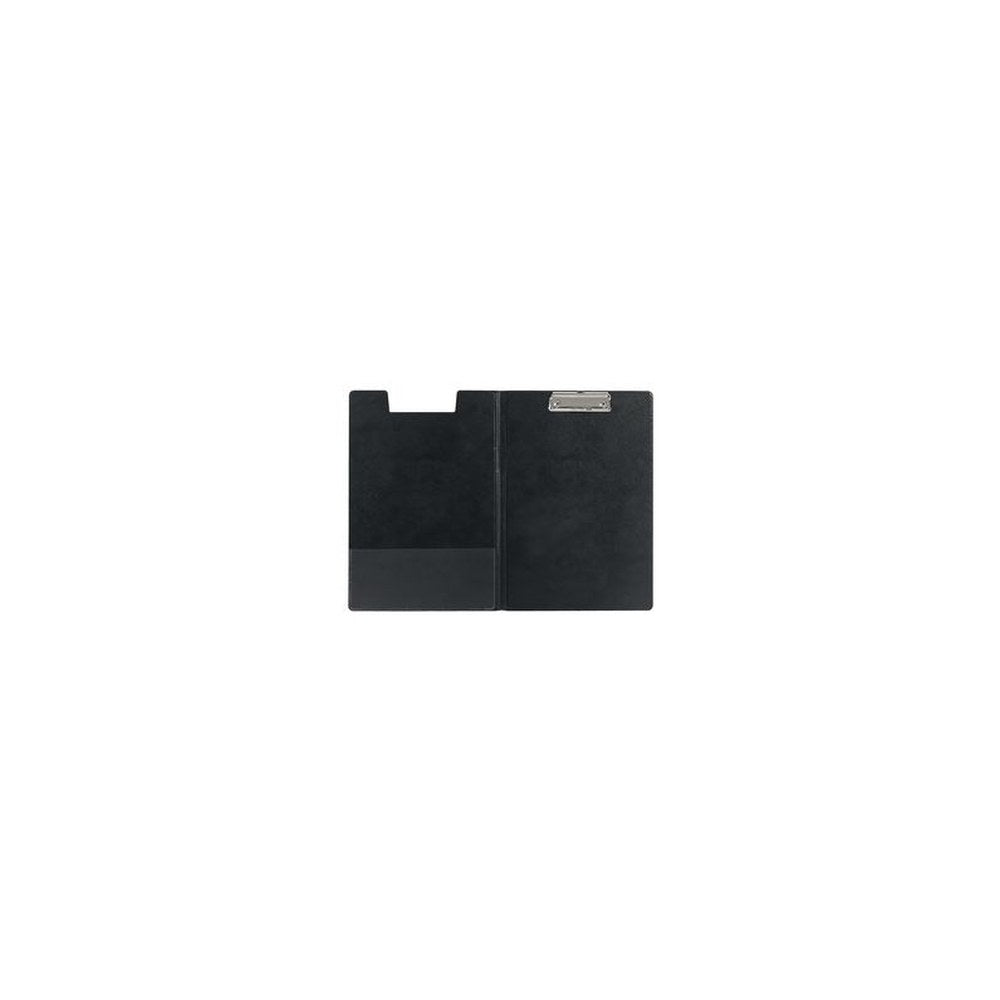 LEITZ Porte-bloc à pince avec rabat, A4, couverture PP, noir