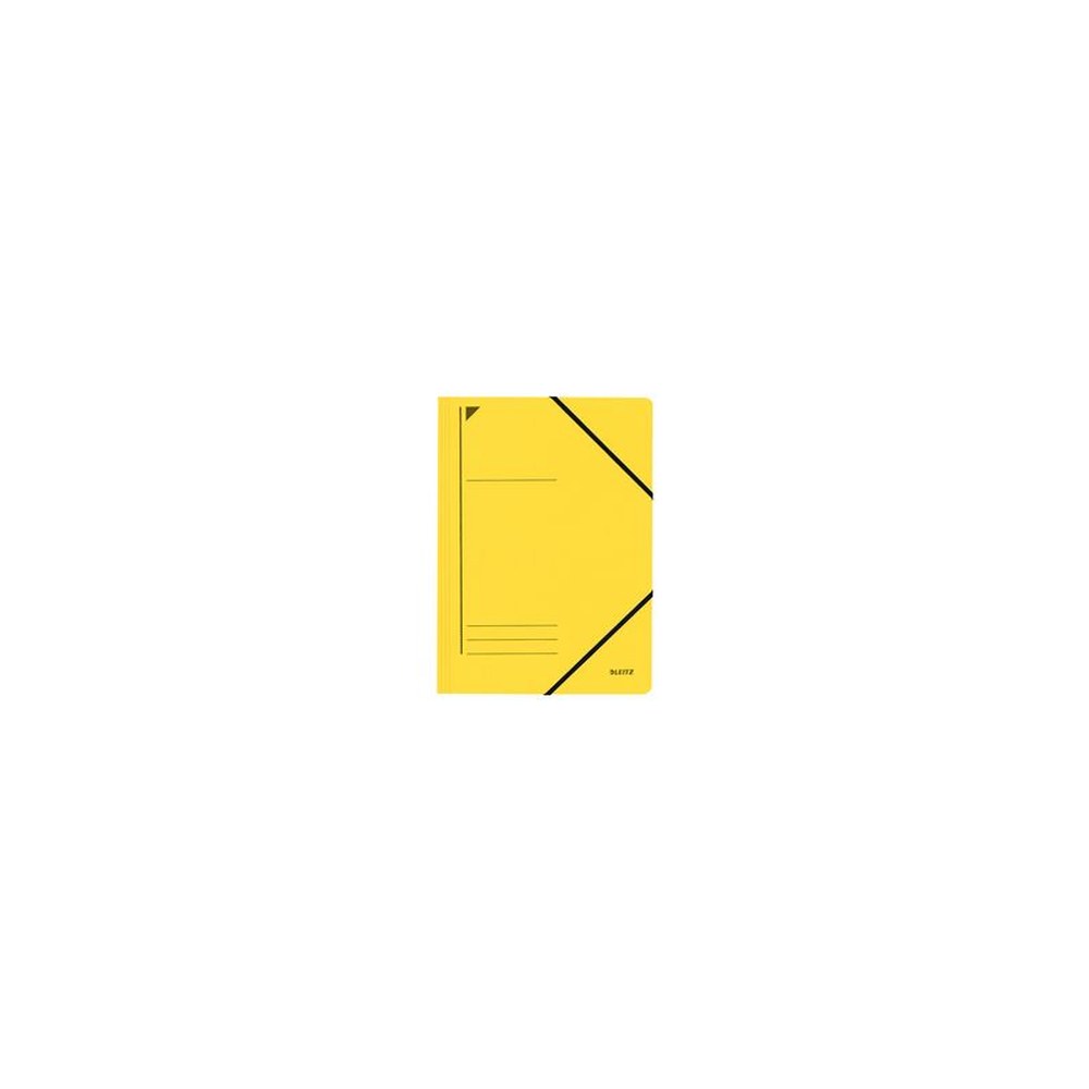 LEITZ Chemise à élastique, format A4, carton, jaune