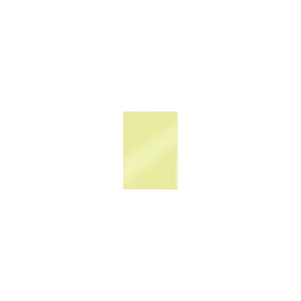 LEITZ pochette coin Premium, format A4, PVC, jaune, 0,15 mm