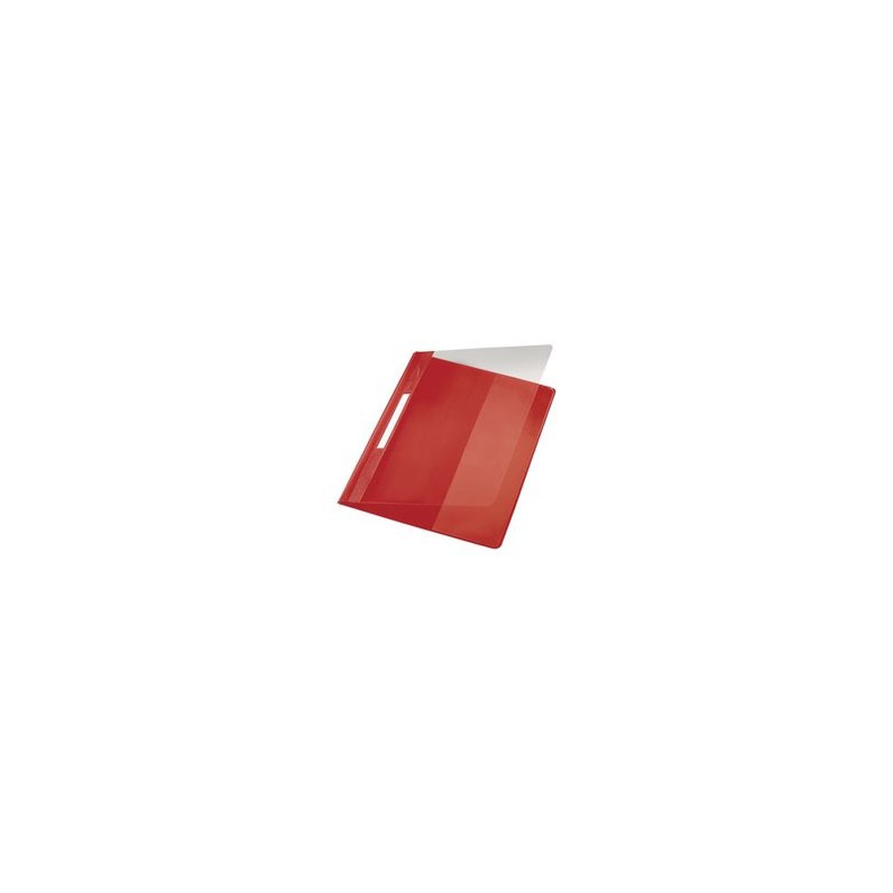 LEITZ Chemise à lamelle Exquisit, format A4+, PVC, rouge,
