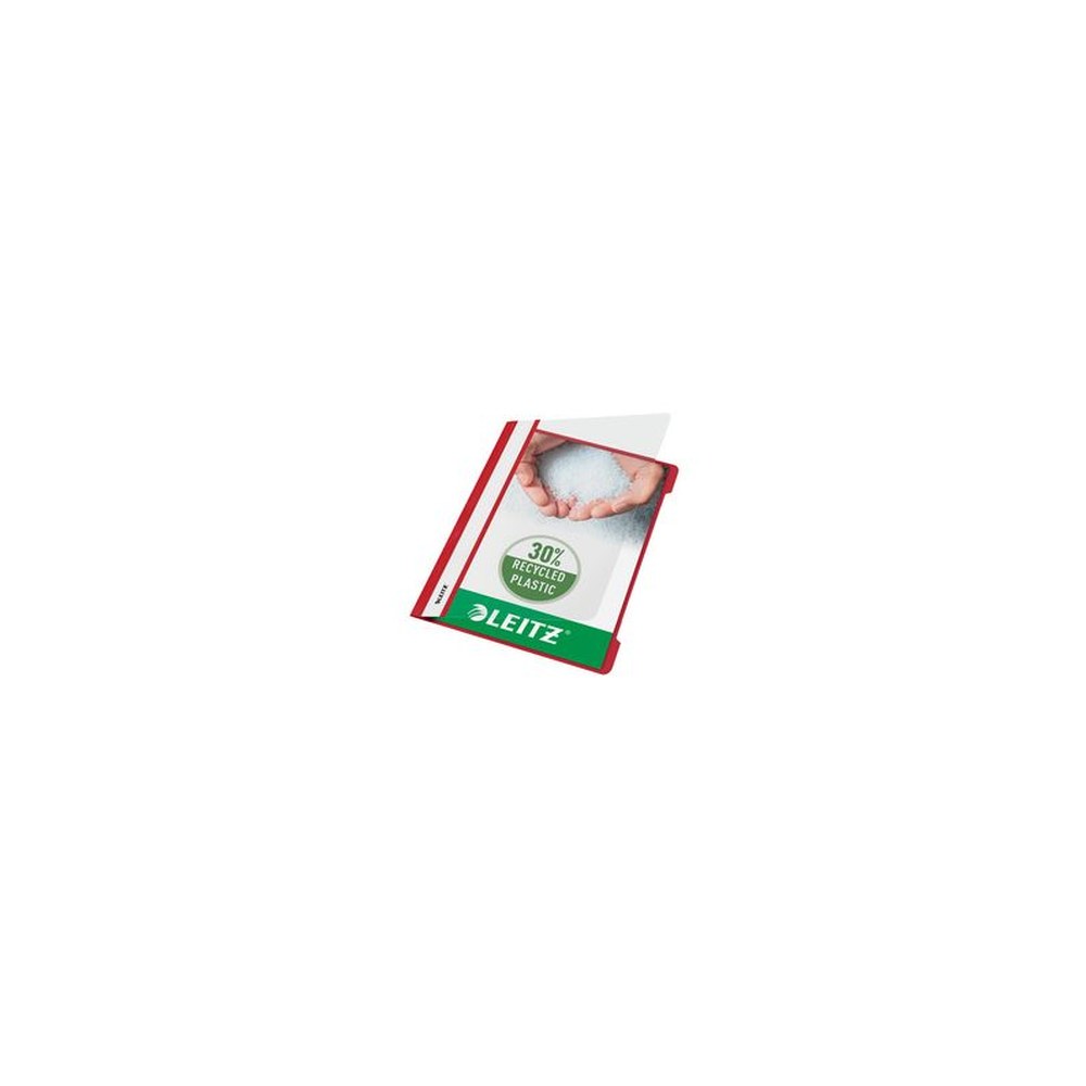 LEITZ Chemise à lamelle Standard, A5, en PP, rouge