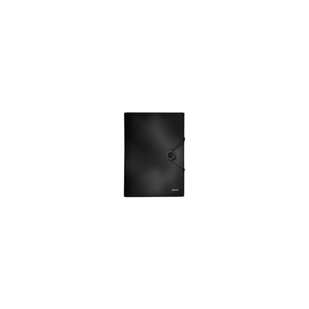 LEITZ Trieur ménager Solid, A4, PP, 6 compartiments, noir