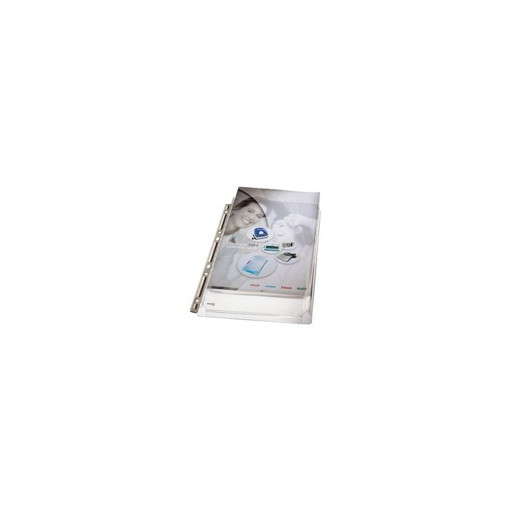 LEITZ pochette perforée Maxi, A4, PVC, 0,17 mm, granuleux