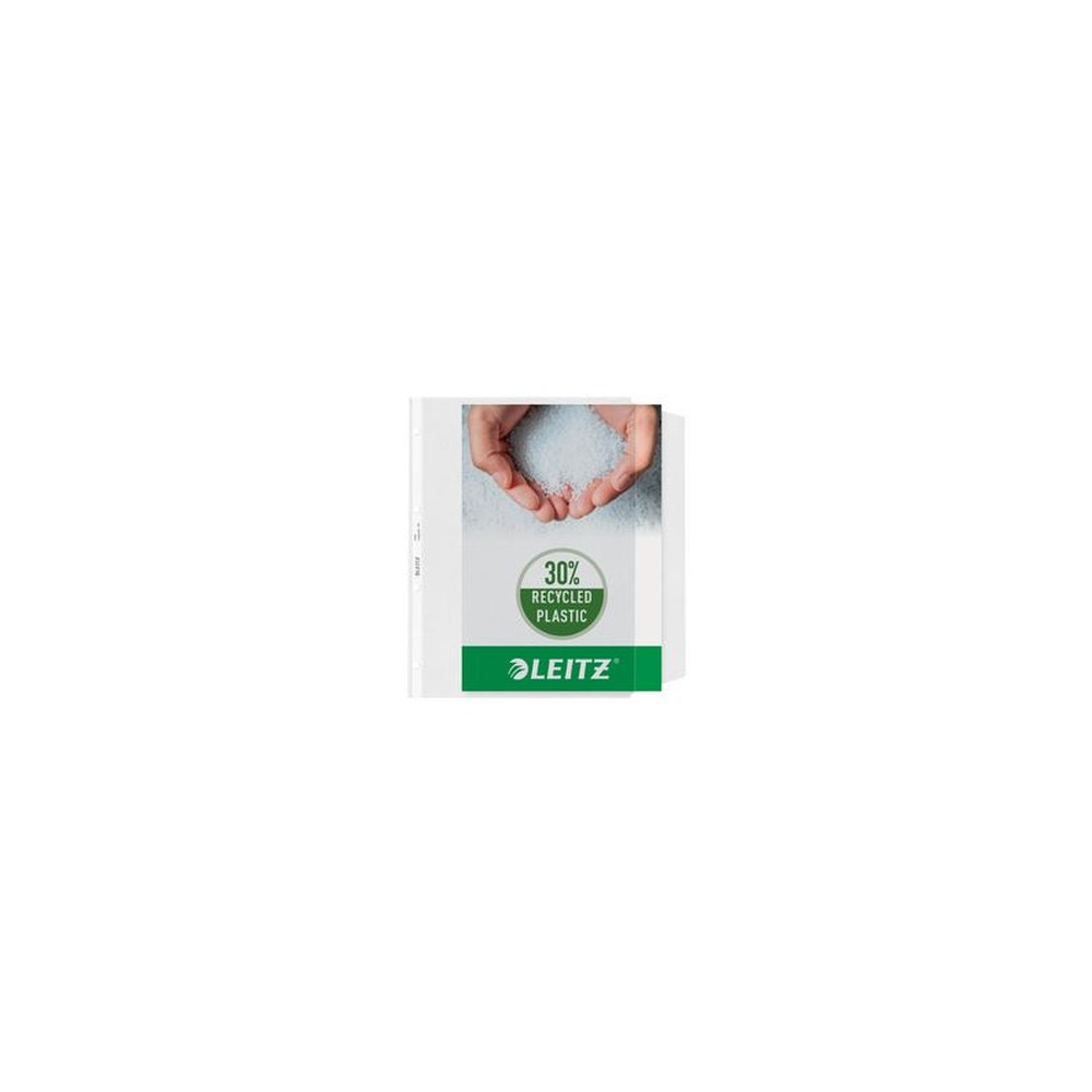 LEITZ Pochette perforée avec rabat, A4, PP, 0,12 mm