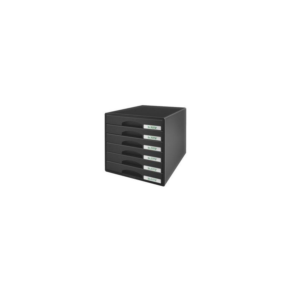 LEITZ Module de classement Plus, 6 tiroirs, noir