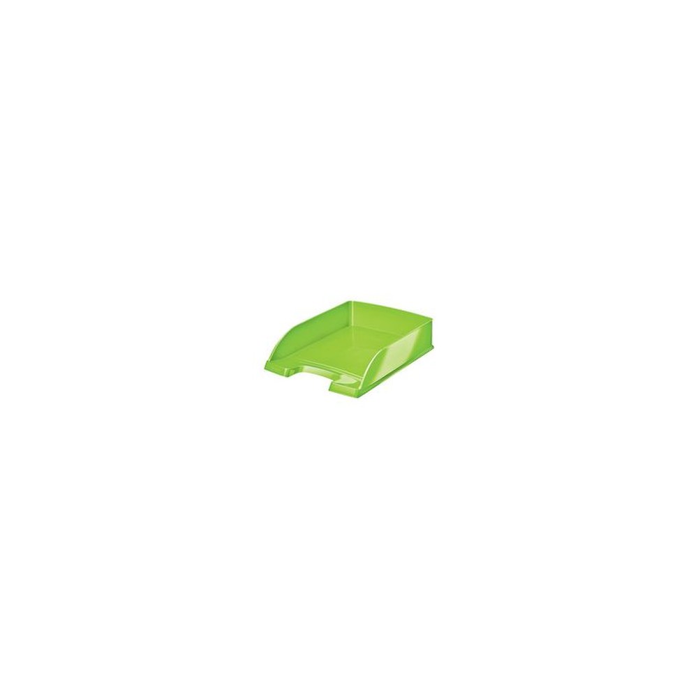 LEITZ Corbeille à courrier Plus WOW, A4, polystyrène, vert
