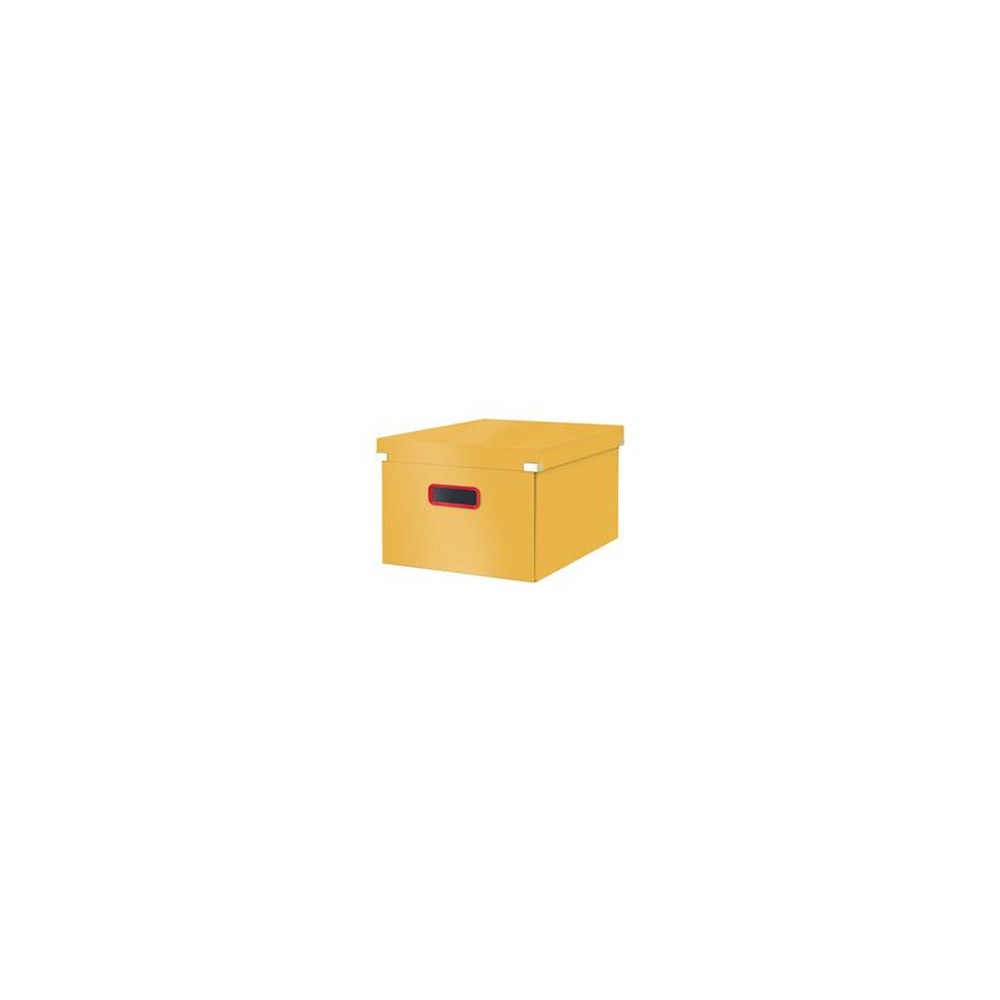 LEITZ Boîte de rangement Click & Store Cosy M, jaune