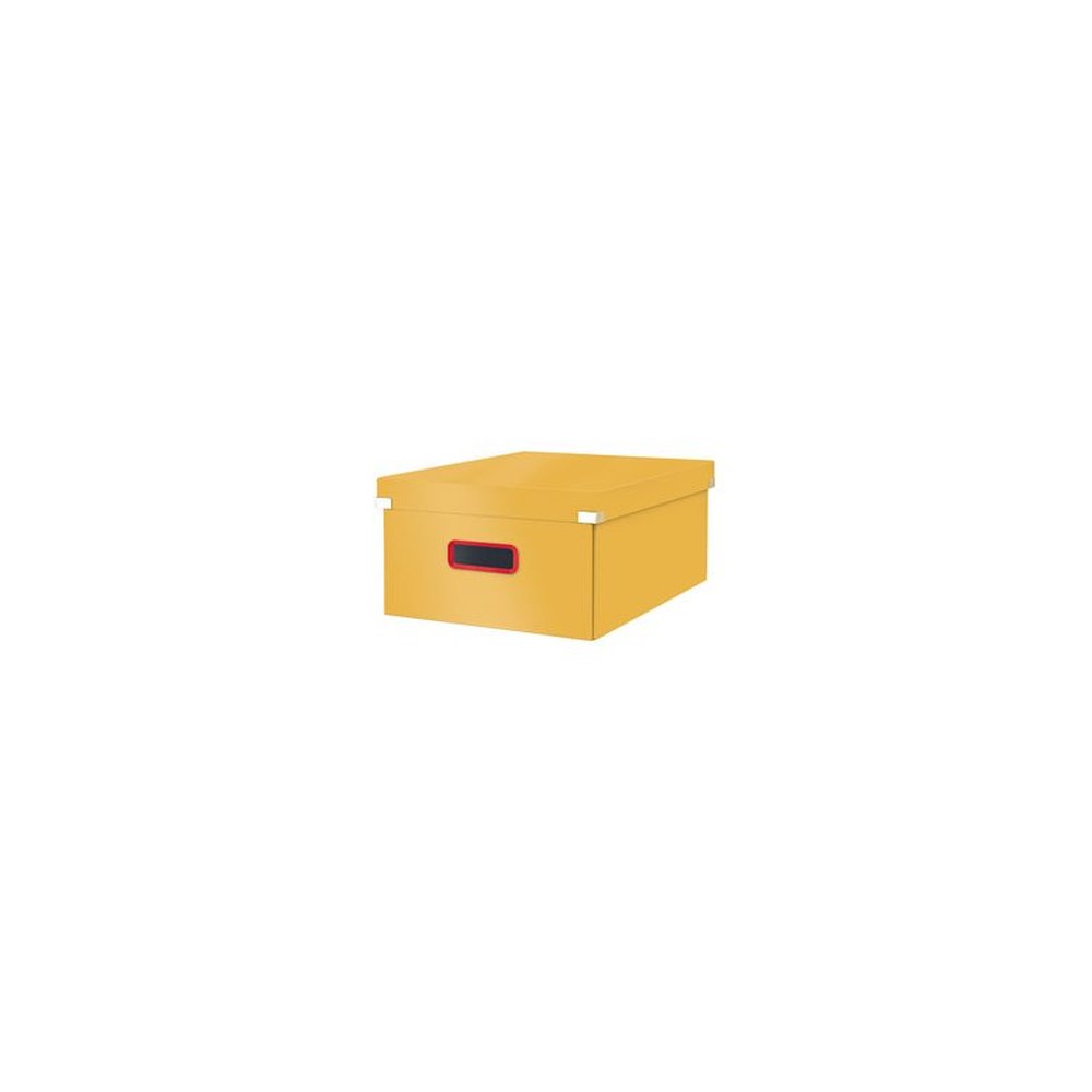 LEITZ Boîte de rangement Click & Store Cosy L, jaune