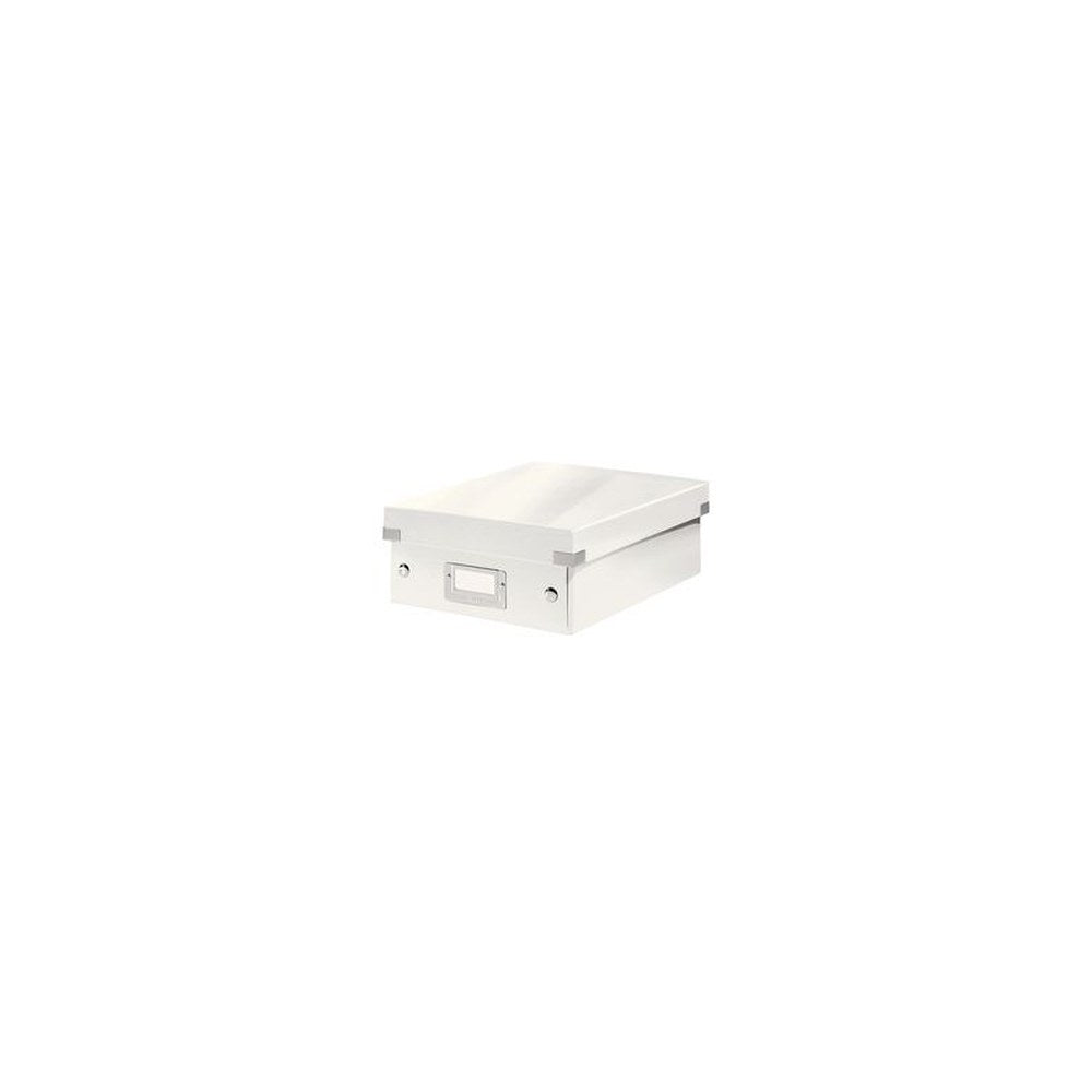 LEITZ Boîte de rangement Click & Store WOW, grand, blanc