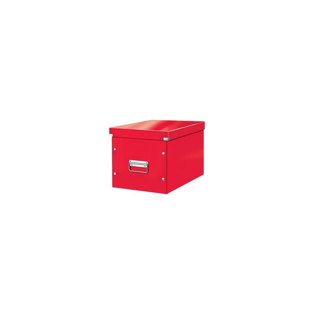 LEITZ Boîte de rangement Click & Store WOW Cube L, rouge