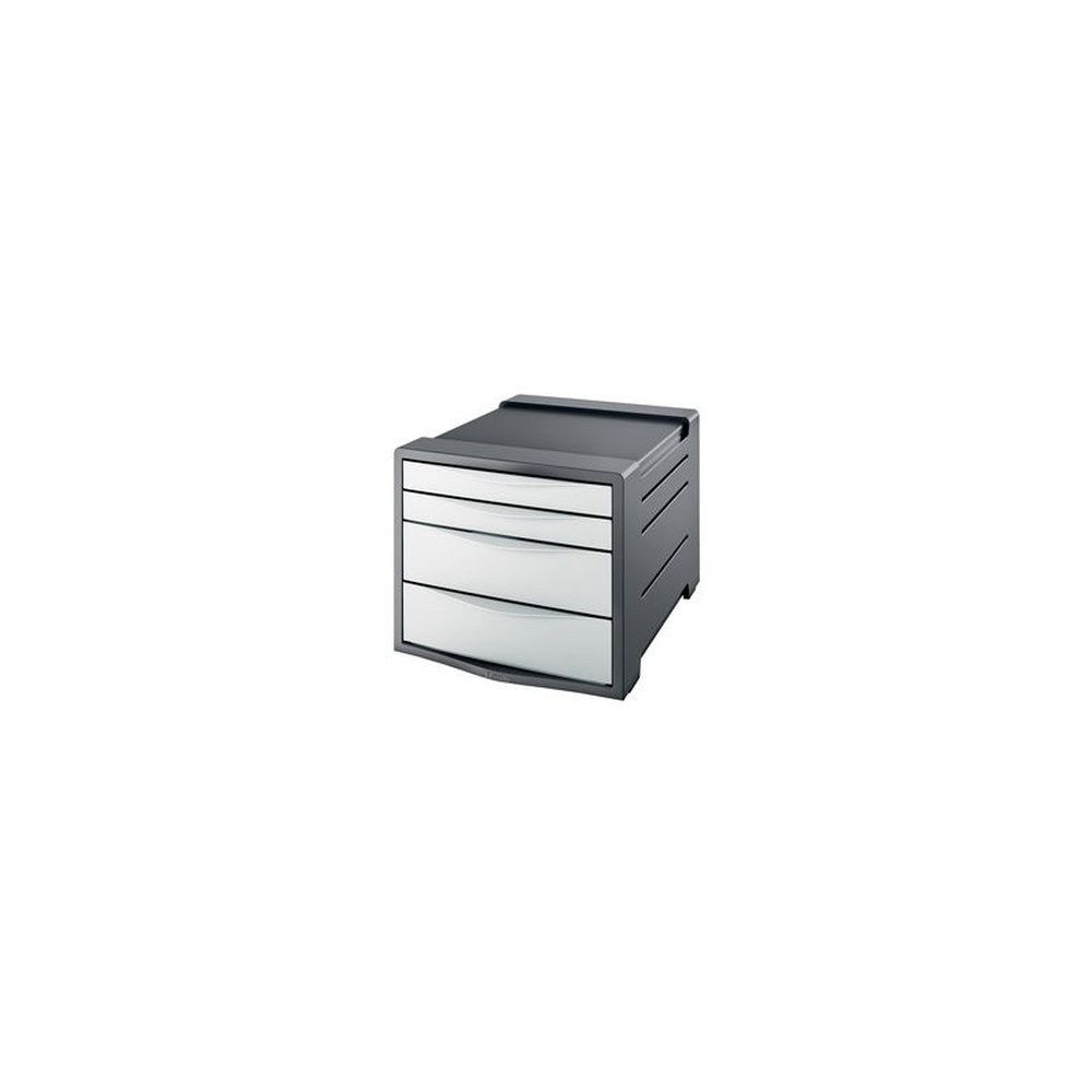 Esselte Module de classement Europost, 4 tiroirs, gris/blanc