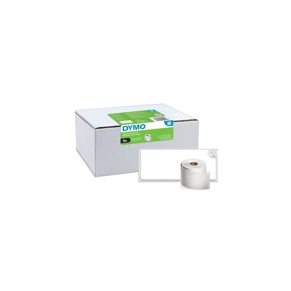 DYMO Etiquette polyvalente autocollante, 57 x 32 mm, blanc