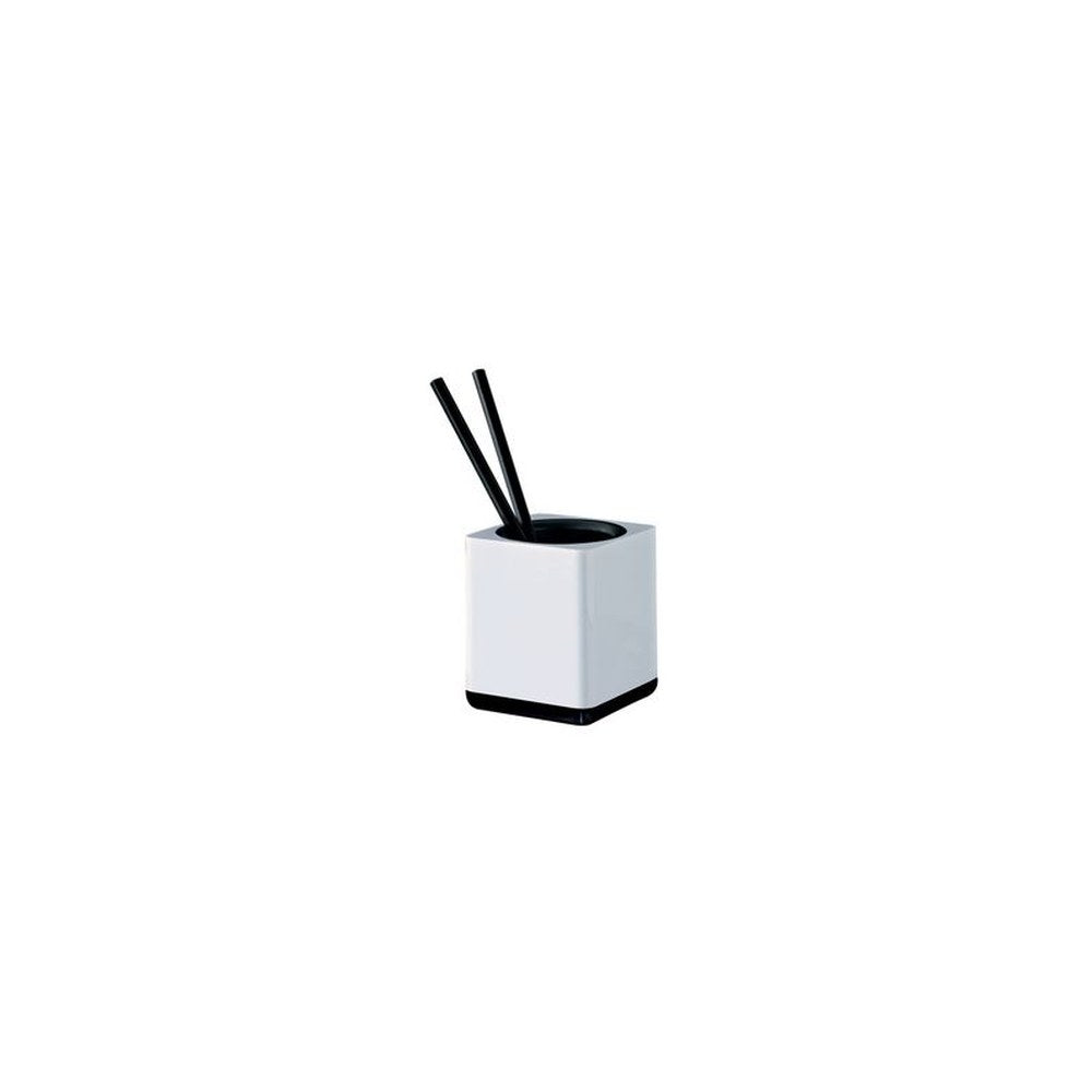HAN Pot à crayons i-Line, plastique, blanc/noir