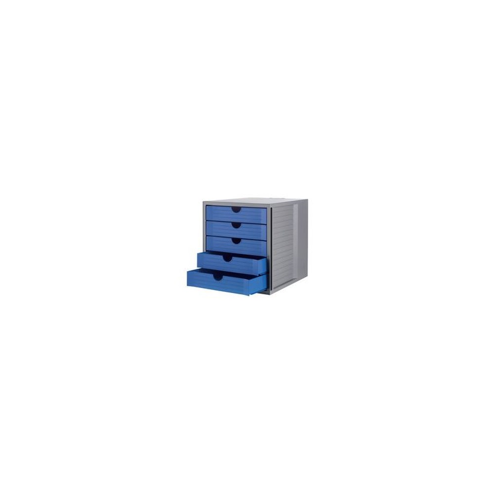 HAN Module de classement SYSTEM BOX KARMA, 5 tiroirs, gris/