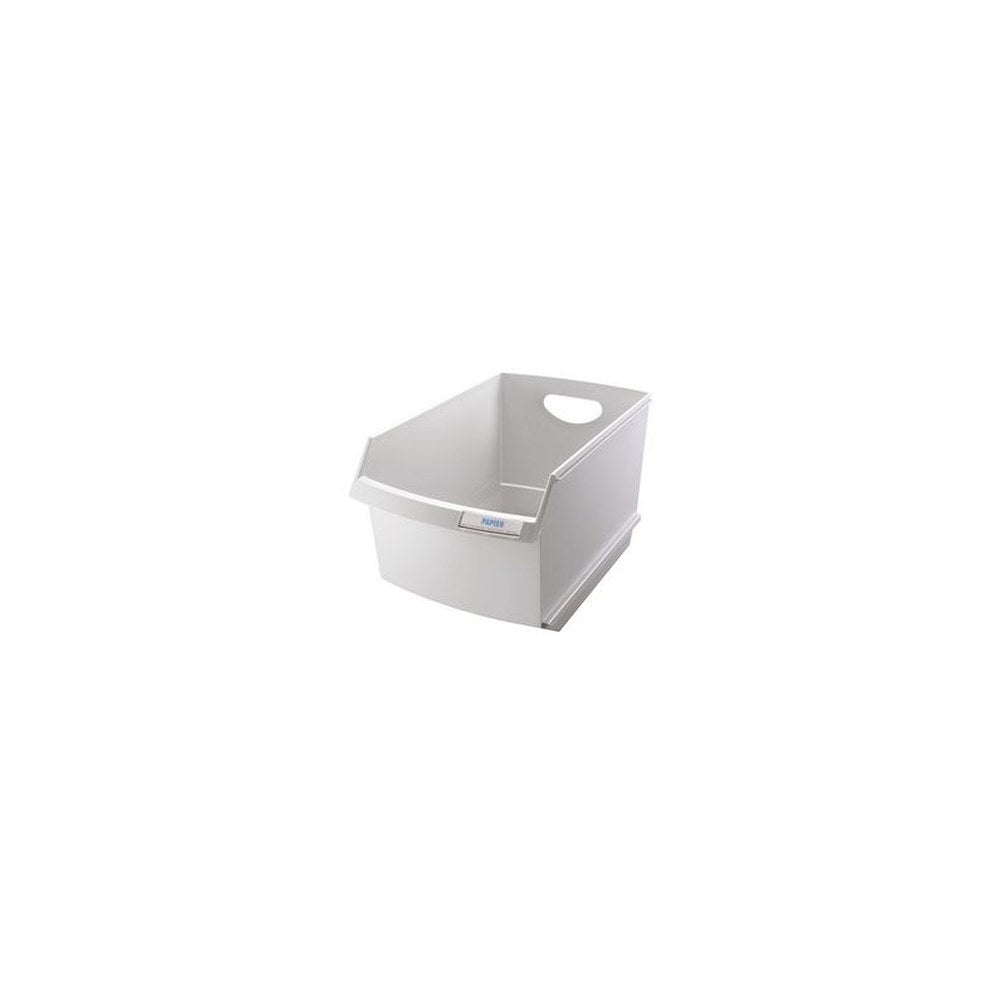 HAN Bac à papier LOGO-DRIVE, polystyrène, 25 litres, gris