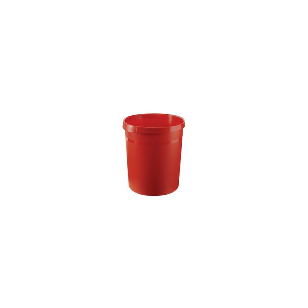 HAN Corbeille à papier GRIP, PP, 18 litres, rouge