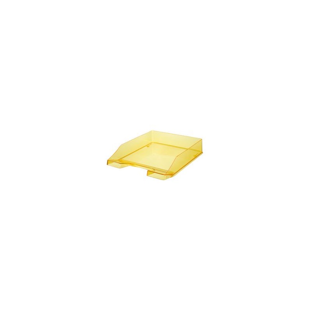 HAN Corbeille à courrier KLASSIK TRANSPARENT, A4, jaune x6