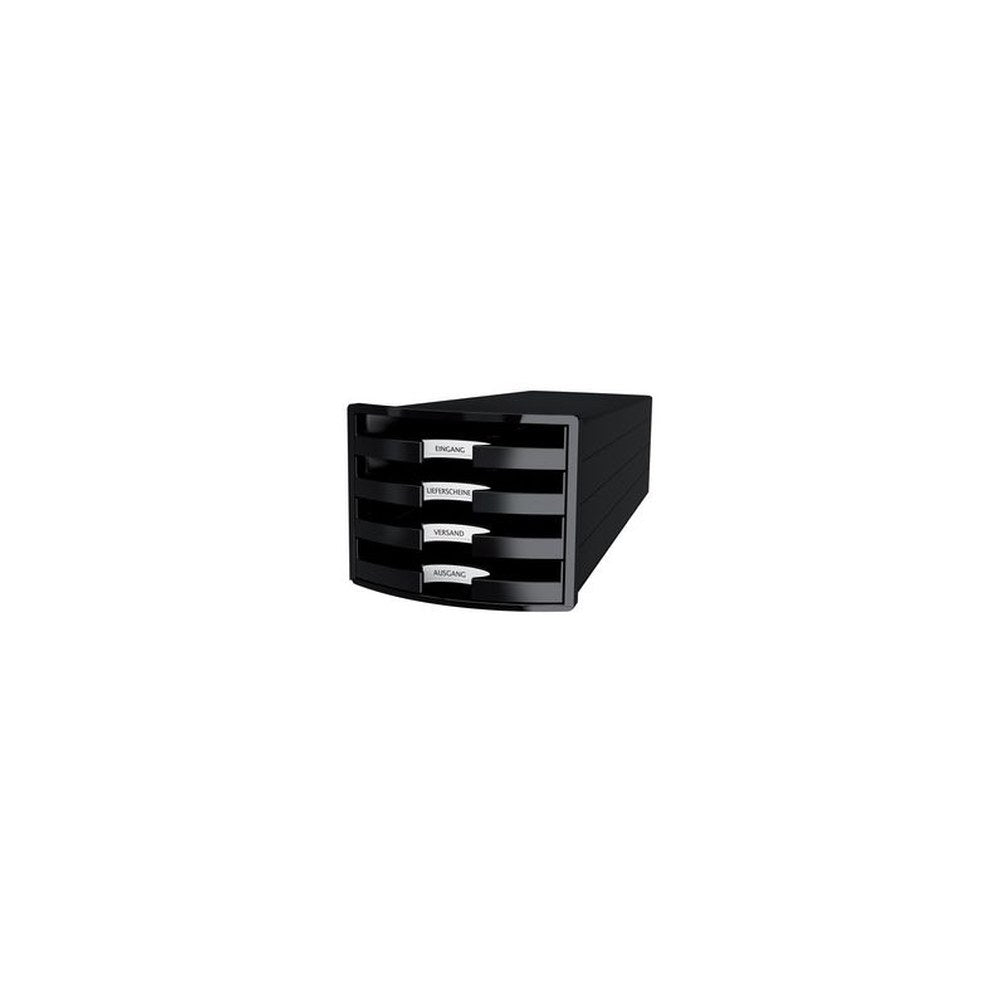 HAN Module de rangement IMPULS 2.0, 4 tiroirs ouverts, noir