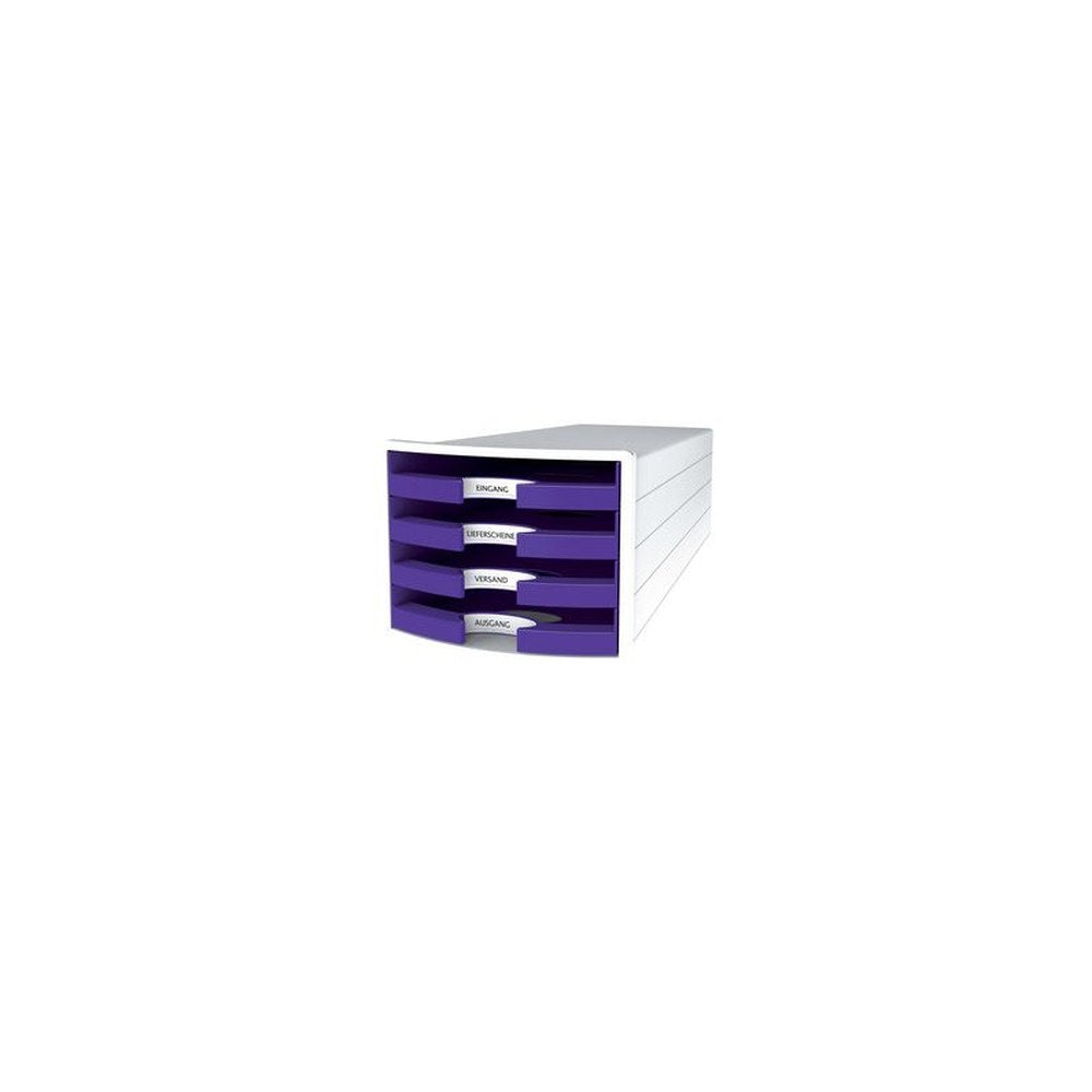 HAN Module de rangement IMPULS 2.0, 4 tiroirs ouverts, blanc